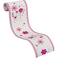 Esprit Home kids cenefa Lucky Love gris rojo blanco 5-00 m x 0-13 m 219312